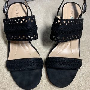 Andrew geller Black Heels *size 9*